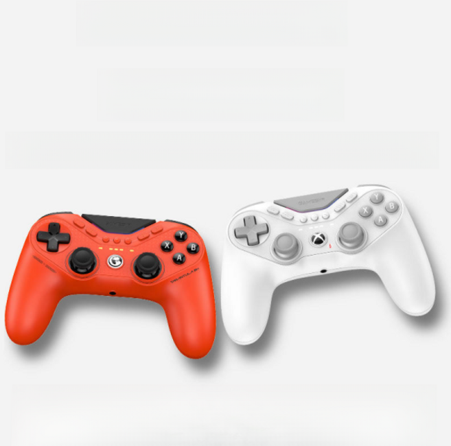 게임서 gamesir 구미호 T3pro 게임 컨트롤러 게임패드 유선 8K/XBOX FPS PC/Switch/핸드폰, T3PRO-경기판-오렌지