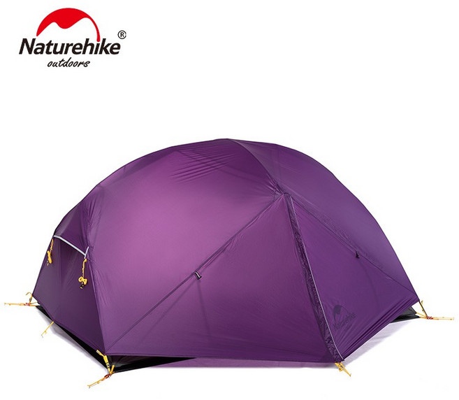 Naturehike 挪客 NH 蒙加 輕量化 帳篷 前廳 登山 露營, 紫色2人20D