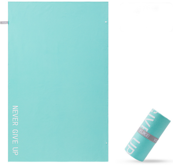 스포츠타올 똑딱이 특대형 160*80 빠른흡수 건조, 1개, 민트