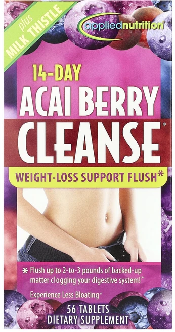 건강챙기세요 Applied Nutrition 14일 아사이 베리 클렌즈 56정 백살까지오래오래, AppliedNutrition14일아사이베리클렌즈56정, 1개 - 쿠팡