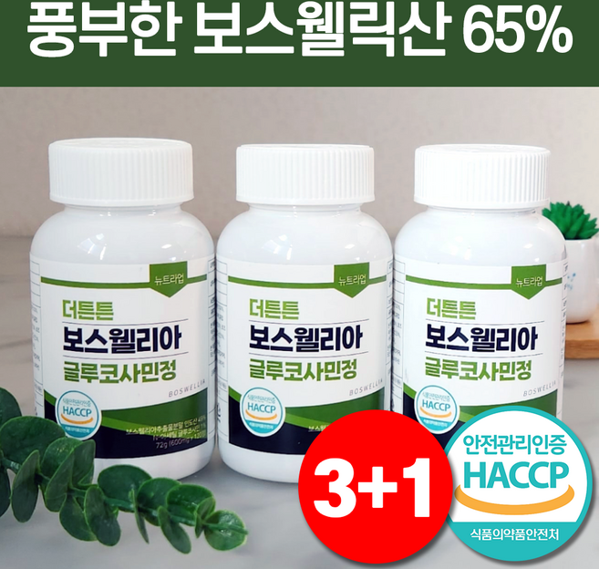 보스웰리아 고함량 120정 4개월분 뉴트라업, 4개