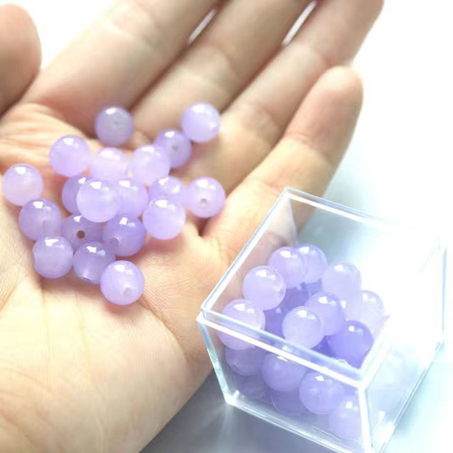 珠子 手工編織圓珠 琉璃盤珠 DIY 波普配件 手鏈 手串 串珠