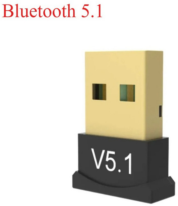 Pc USB Bluetooth 5.4 5.3 5.1 스피커 마우스 키보드 음악 오디오 송신기 용 동글 수신기 용 무선 Bluetooth 어댑터, [01] BT 5.1, 1개