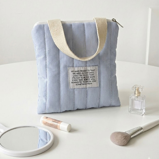 패브릭 휴대용 미니 파우치 생리대 가방 여성 파우치 리노아 데일리 파우치