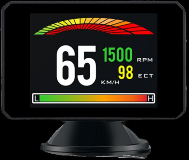 비포쉬프팅 DAG neo 헤드업 차량용진단기, 블랙