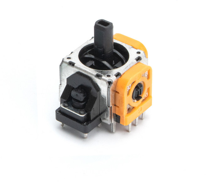 컴튜 PS5 플스5 듀얼센스 스틱 모듈 부품, 1개, 황색, 스틱모듈