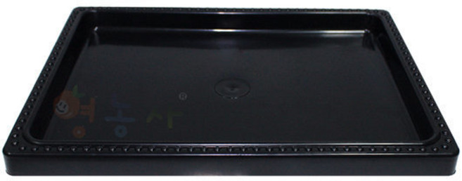 직사각 민자 화분받침대 4호, 블랙