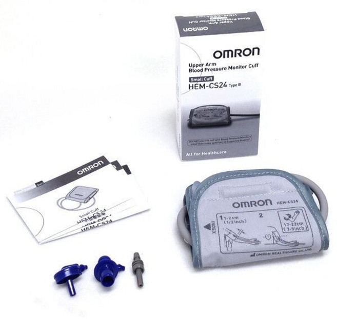 [오므론] 혈압검사용 신형 커프(연성커프) HEM-CS24 Type B - 소아용(커넥터 3종 포함), 1개