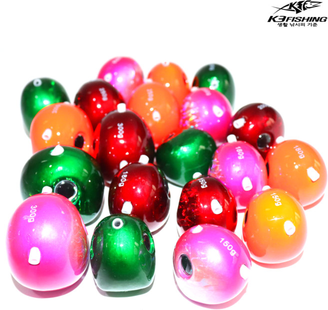 k3f 프리 슬라이더 대구 타이라바 헤드 라바 지깅 고중량 1개입, 1개, 180g, 레드