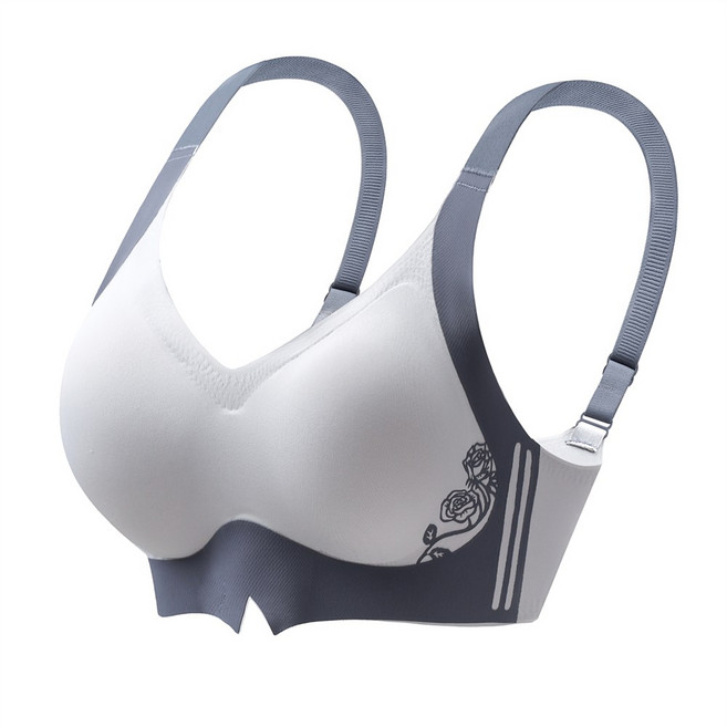 M~6XL 여성 빅사이즈 스포츠브라 노와이어 프리미엄 수딩 심리스브라