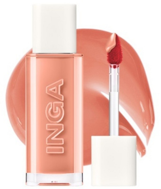 잉가 워터 글로우 립틴트, 베어피치, 1개