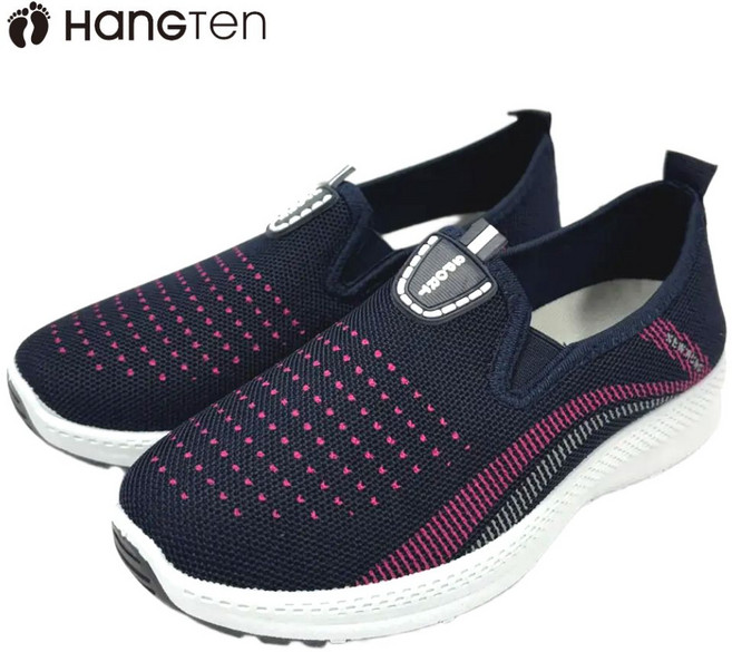 행텐 여성 메쉬 슬립온 발편한 아쿠아 스니커즈