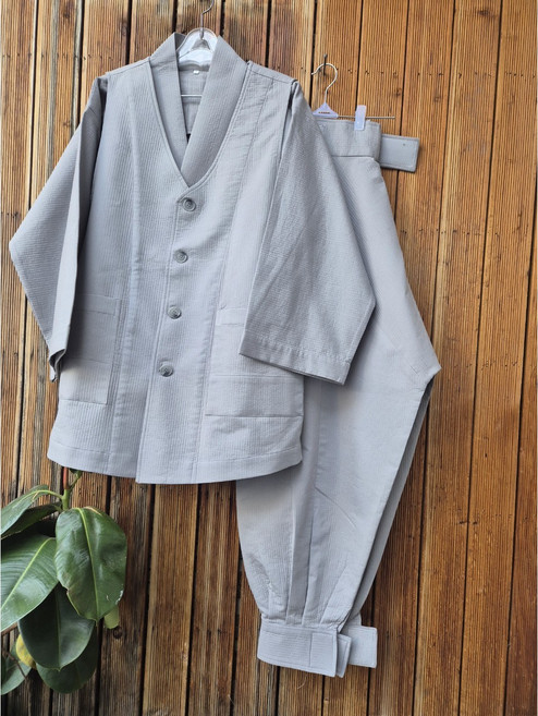 대신승복 이중지3셑(저고리+조끼+바지) 봄가을승복 이중지 승복 면승복 스님옷 사폭바지 절바지 승복 법복 남자개량한복 절복 절에갈때 입는옷 절복