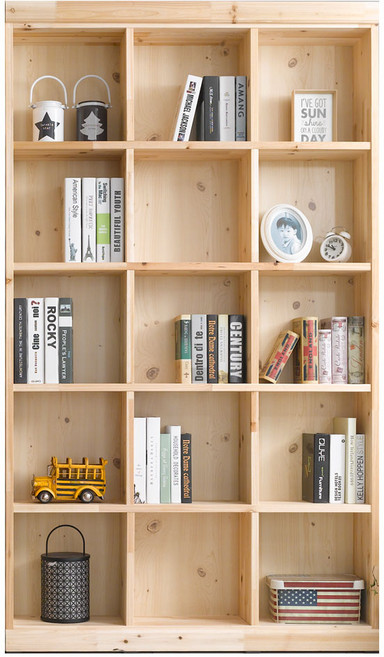 피카소 원목책장(24T) 서재 연구실 거실 아이방 공부방 5단책장 삼나무책장, 피카소 책장 24T 1200