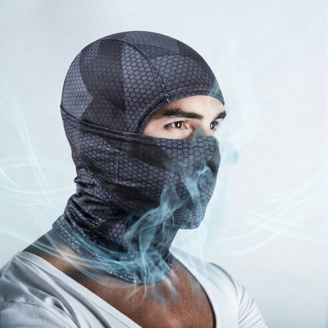 나인에프엑스 쿨 바라클라바 BX-01, 04 패스파인더 그레이, 1개