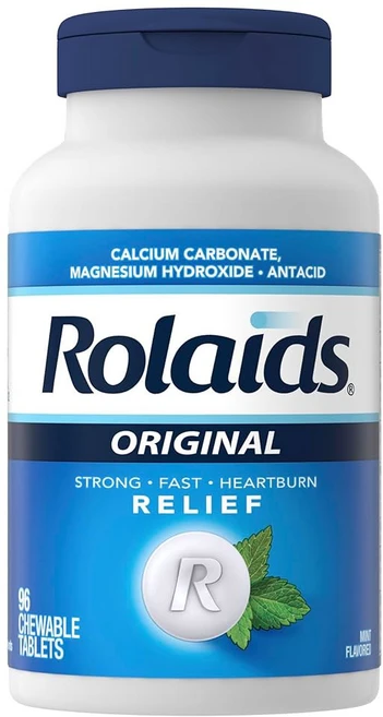 롤레이드 스트렝스 제산제 씹을 수 있는 96정 민트 맛 속쓰림, 1개 - 쿠팡