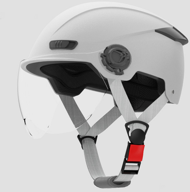 SULCATA 오픈페이스헬멧 하프 헬멧 전동킥보드 바이크 오토바이 경량 시스템 남성용 여성용 안전용, 그레이