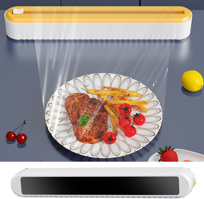 데일리공감 컷팅랩 보관함 마그넷 호일보관함 커팅랩호일 랩케이스 랩커터기 종이호일, 1개, 얠로우