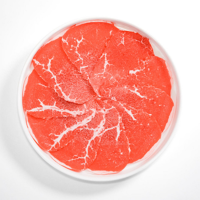 고기생각 호주산 GF 냉동 홍두깨살 슬라이스 소고기, 2개, 1kg