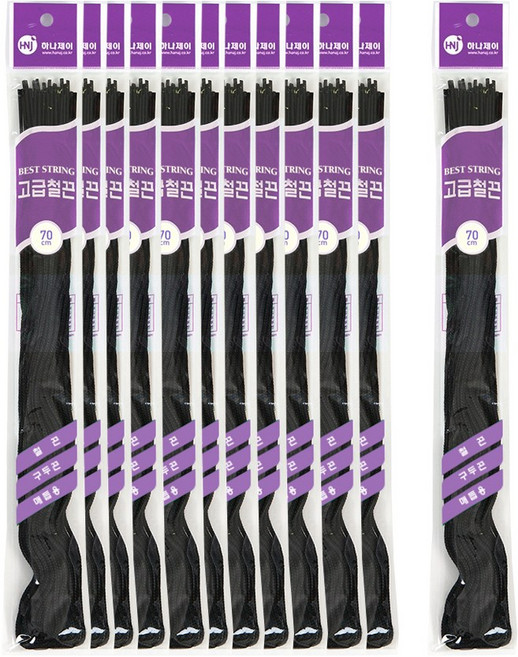 하나제이 고급철끈 70cm (10봉) 편철 문서보관용