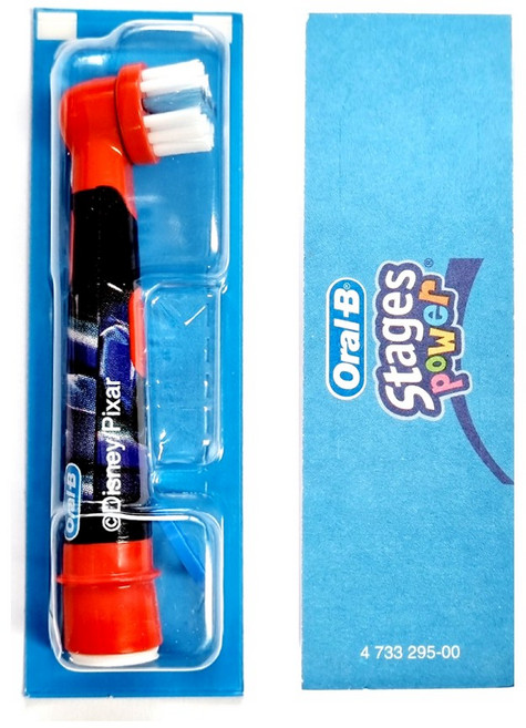 오랄비 스테이지스 파워 칫솔모 EB10K 카즈 낱개1개(밀봉제품) 어린이전동칫솔모 리필모 카즈모, 1개, 1개입