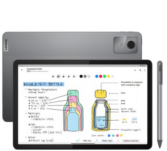레노버 Tab M11 LTE with Pen Luna grey 128GB Wi-Fi+Cellular, 루나그레이 Luna grey