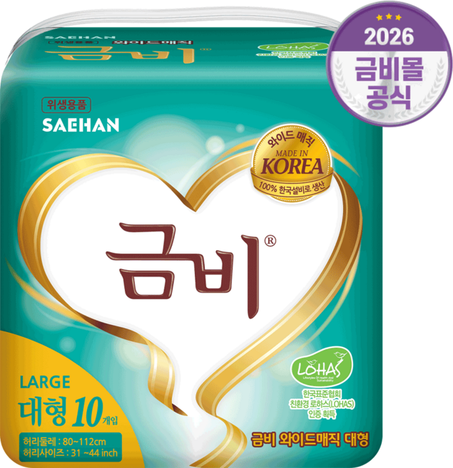 금비 겉기저귀 프리미엄 와이드 실속형 매직벨트 대형//특대형(선택) 성인용기저귀 10매입 x 8팩(1box) +하비앙쥬 엠보싱물티슈100매입 증정, 대형, 8개, 대형, 10개입