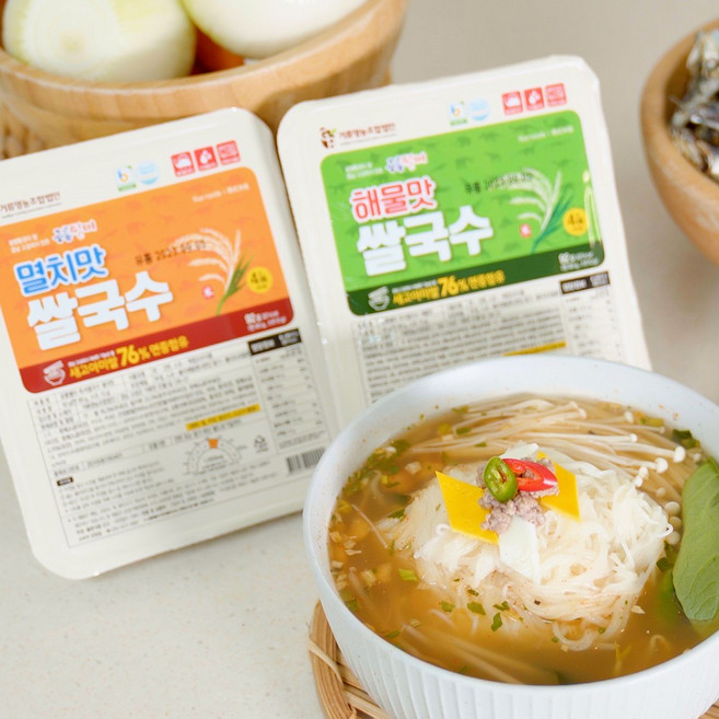 공룡별미 쌀국수 멸치맛/해물맛, 해물맛10개+멸치맛10개, 92g, 1개