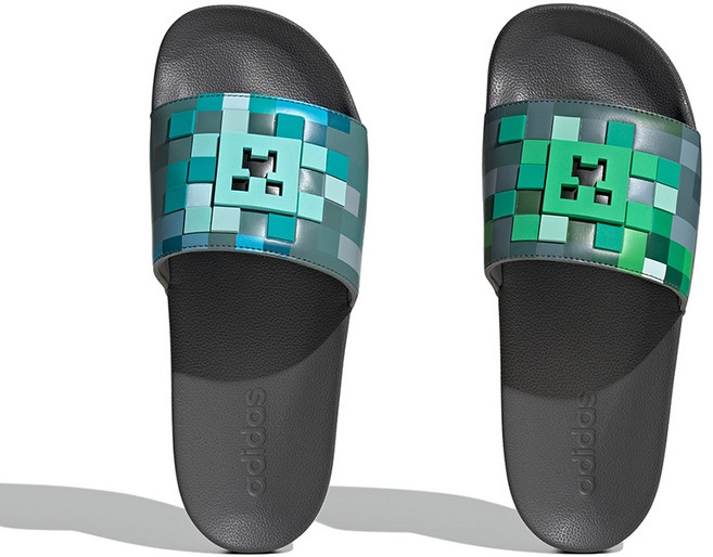 ADIDAS ADILETTE SHOWER 拖鞋, HQ2584(藍黑),UK9-27.5CM, 藍黑