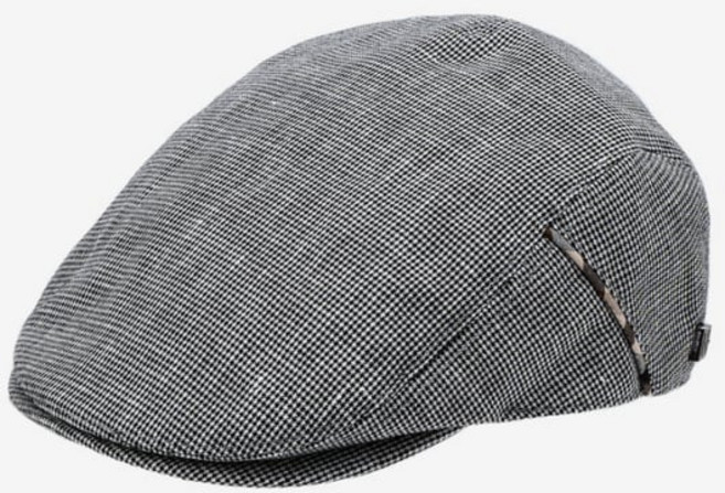 매장정품 DAKS 닥스 DBHE3E757BK 블랙 체크 린넨혼방 헌팅캡 1332591