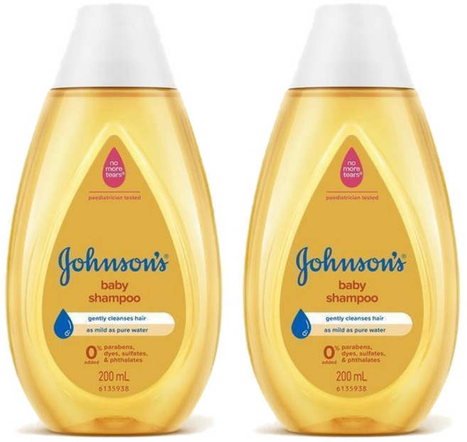 존슨스 베이비 아기 샴푸 Johnsons Baby Shampoo, 2개, 200ml