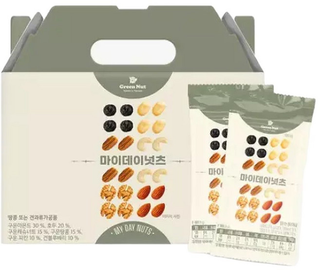 마이데이넛츠 (총 20포 20g 20포 1박스), 1박스