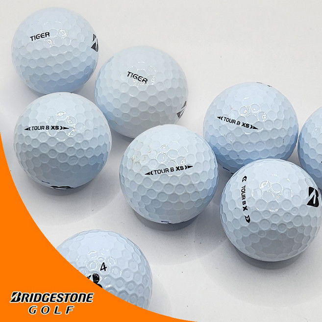 (코어70 BEST ITEM) 브리지스톤 투어비(TOUR B) 타이거볼 A급 로스트볼 물세척 비재생볼 10개, 화이트, 1개, 10개입