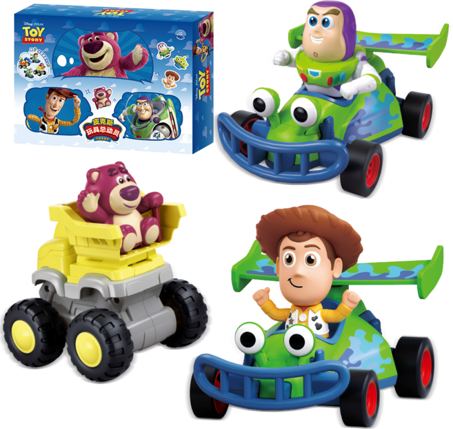Wakku 디즈니 토이 스토리 자동차 장난감 3종 블럭 세트 Sluban 정품인증 어린이날선물, 1개