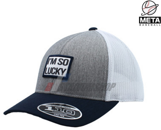 블랙클로버 모자 볼캡 LUCKY 24/7 그레이/화이트 BCC-0057F