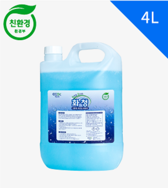화청 친환경 다목적세정제, 4L, 1개