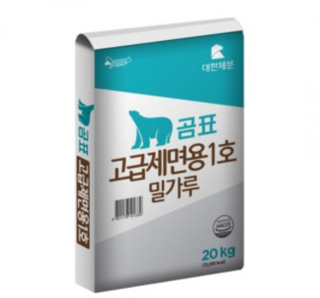 곰표 고급제면용 1호 중력밀가루, 20kg, 1개