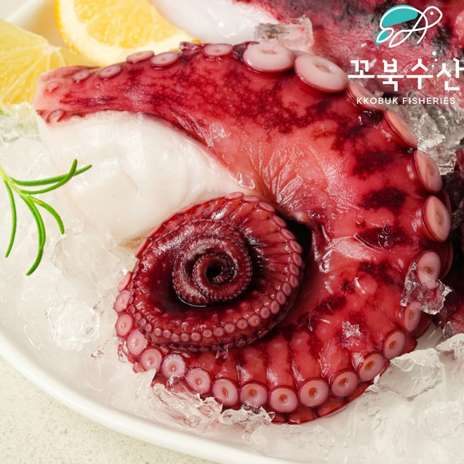 국내산 자숙 문어족 문어숙회 자숙문어, 1개, 300g