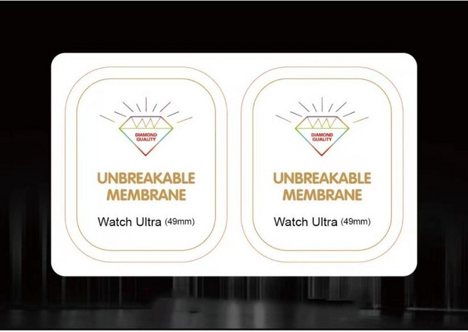 Apple Watch 蘋果手錶 保護貼 新款秒貼膜, 1組, 一組裝-全包水凝膜 送刮板,45mm