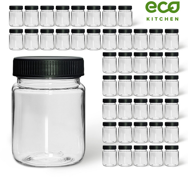 에코키친 비스프리 트라이탄 밀폐용기 150ml 1박스 50개입, 금속캡 골드 50개