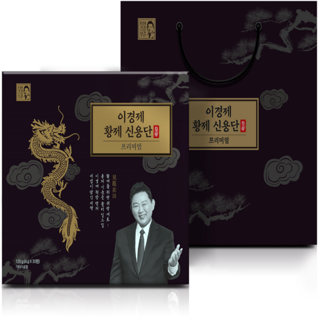 이경제 건강보감 프리미엄 황제신용단+쇼핑백 30환, 120g, 1세트