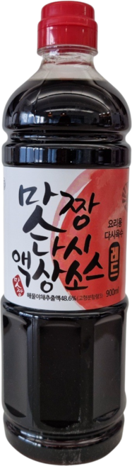 맛짱 다시액상소스 만능소스 요리소스 (레드) 900ml, 1개