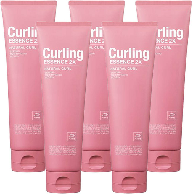 미쟝센 컬링 에센스 2X 헤어스타일링 내추럴컬, 150ml, 5개