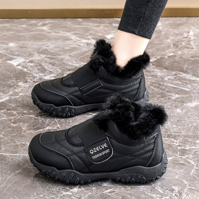 Modern Fashion 여성 벨크로 겨울 신발 하이탑 방한 운동화 D74