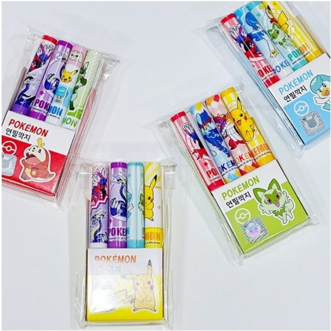 [어반굿즈] 귀여운 몬스터캐릭터 연필캡 연필깍지 4개입 3통, 낱개 12개