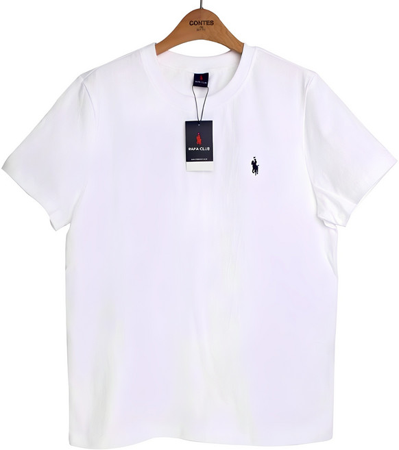 라파클럽 20수 남여공용 라운드 반팔티