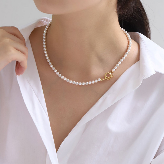 쥬릭스 2mm 4mm 5mm 6mm 8mm 10mm 오스트리아 스왈 진주목걸이