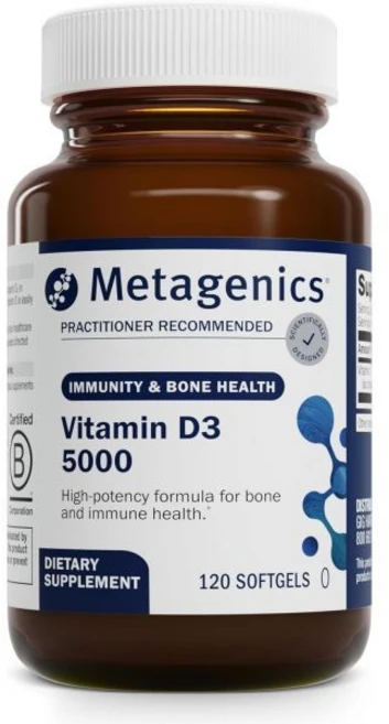 비타민D 메타제닉스 비타민 D3 5000 * D 비GMO 글루텐 프리 120 소프트젤, 120 Count (Pack of 1), 1개, 120정 - 쿠팡