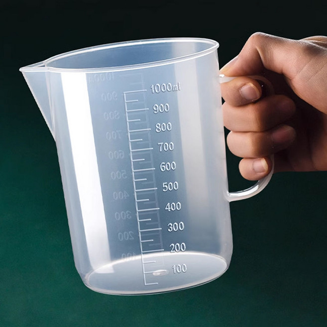 계량컵 눈금계량컵 비커 대용량 플라스틱 다용도 핸드드립 커피 베이킹 R646-O, 01.계량컵 1000ml R646, 1개
