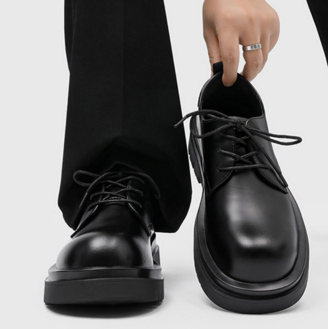 스타일닥터 남자 편안한 무광 구두 키높이 더비슈즈 로퍼 4cm